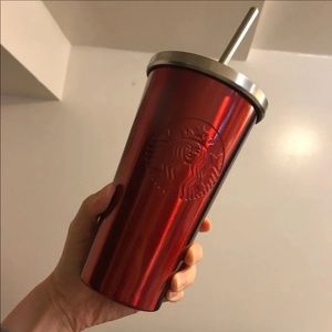 Starbucks Stainless Steel Tumbler Candy Apple Red limited edition